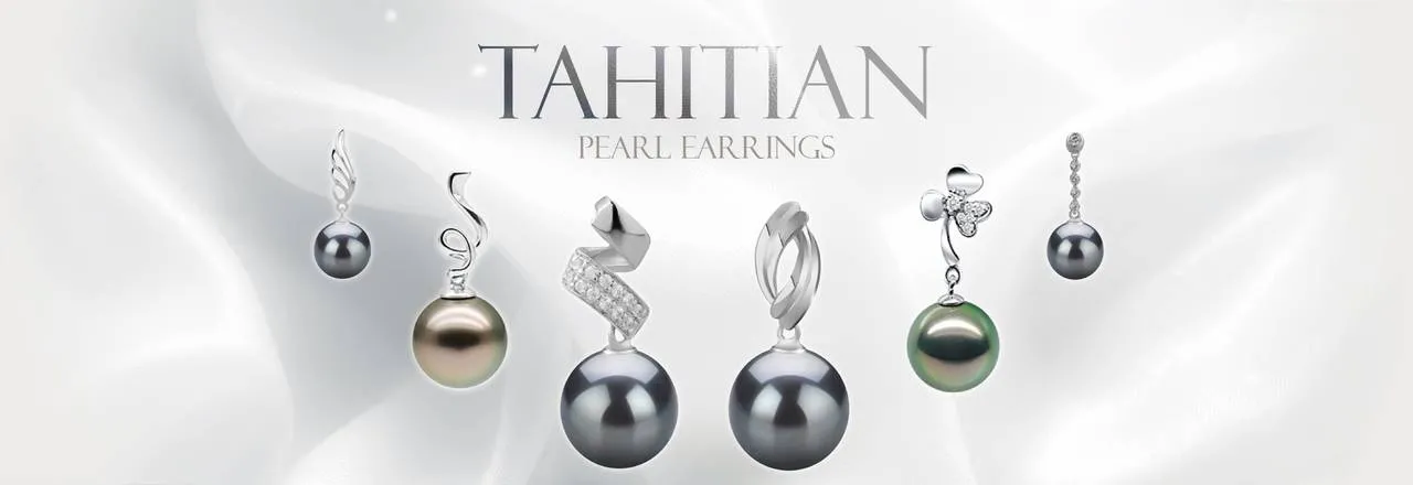 PearlsOnly Tahitian Earrings